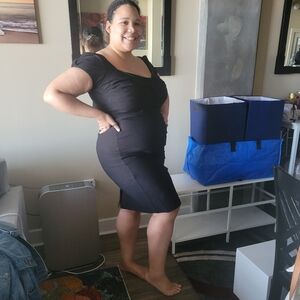 Little Black Bodycon Dress Plus Size